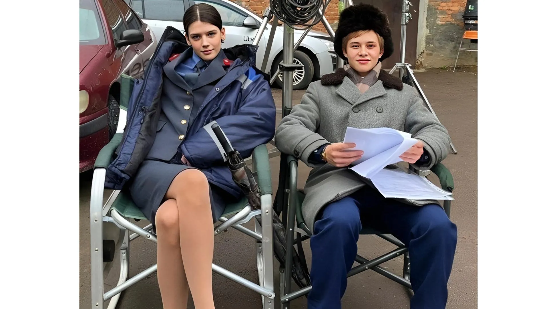 на съемочной площадке.
фото: Елизавета Базыкина