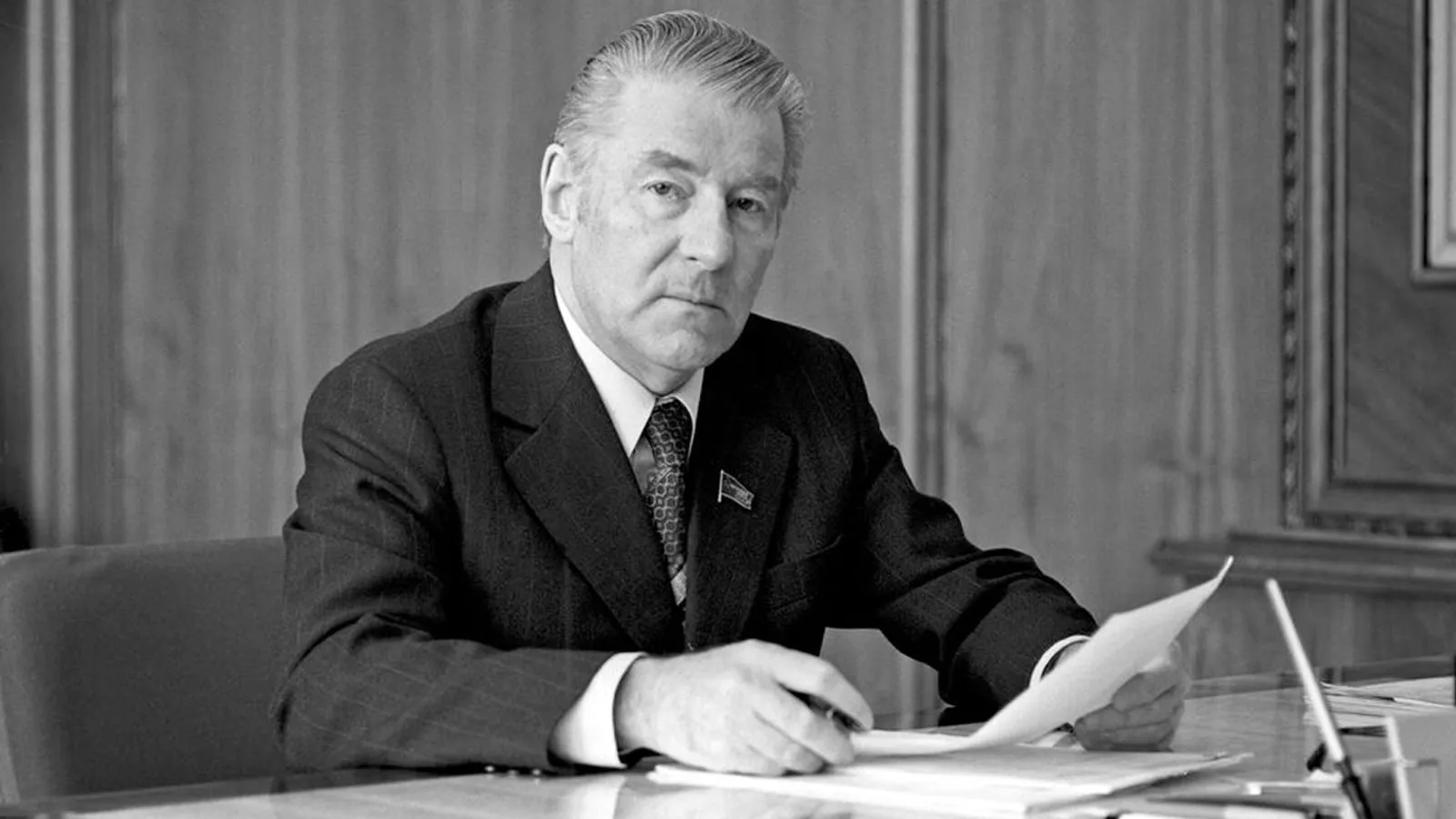 Член Политбюро ЦК КПСС Михаил Соломенцев. Лев Иванов