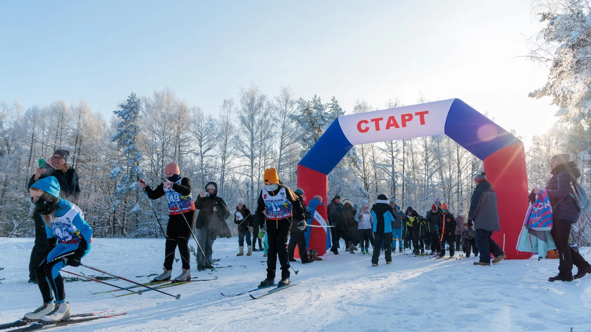 Более 80 спортсменов из разных городов приняли участие в соревнованиях по лыжным гонкам «Каширская лыжня – 2026»