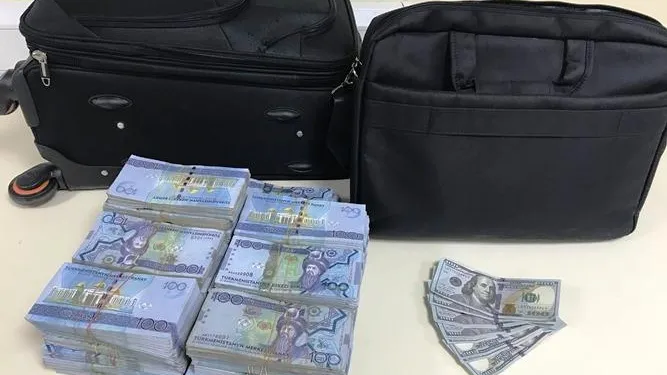 Туркменские манаты на 10 млн рублей пытался провезти пассажир в Домодедово