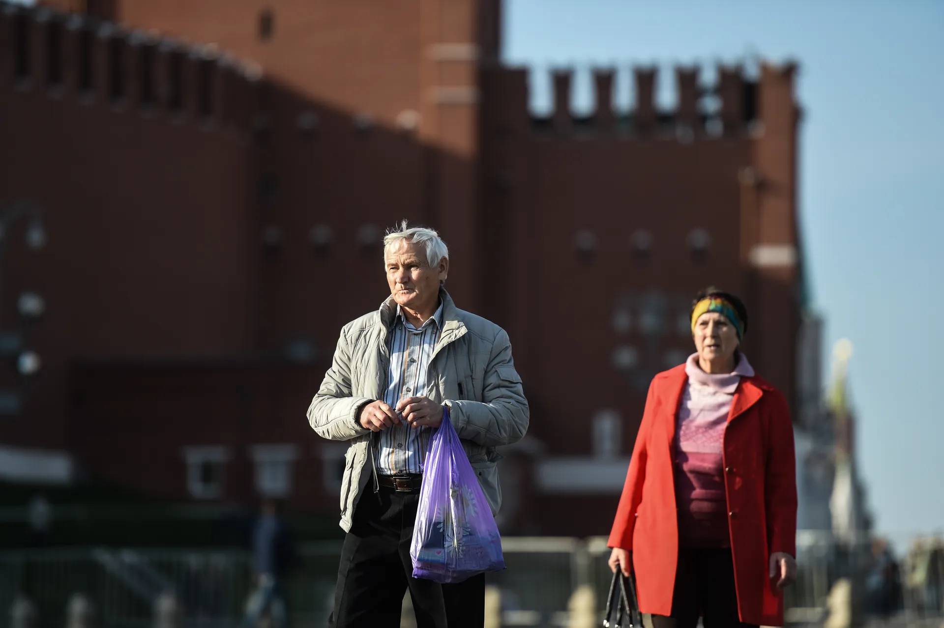 Пенсионеры в Москве