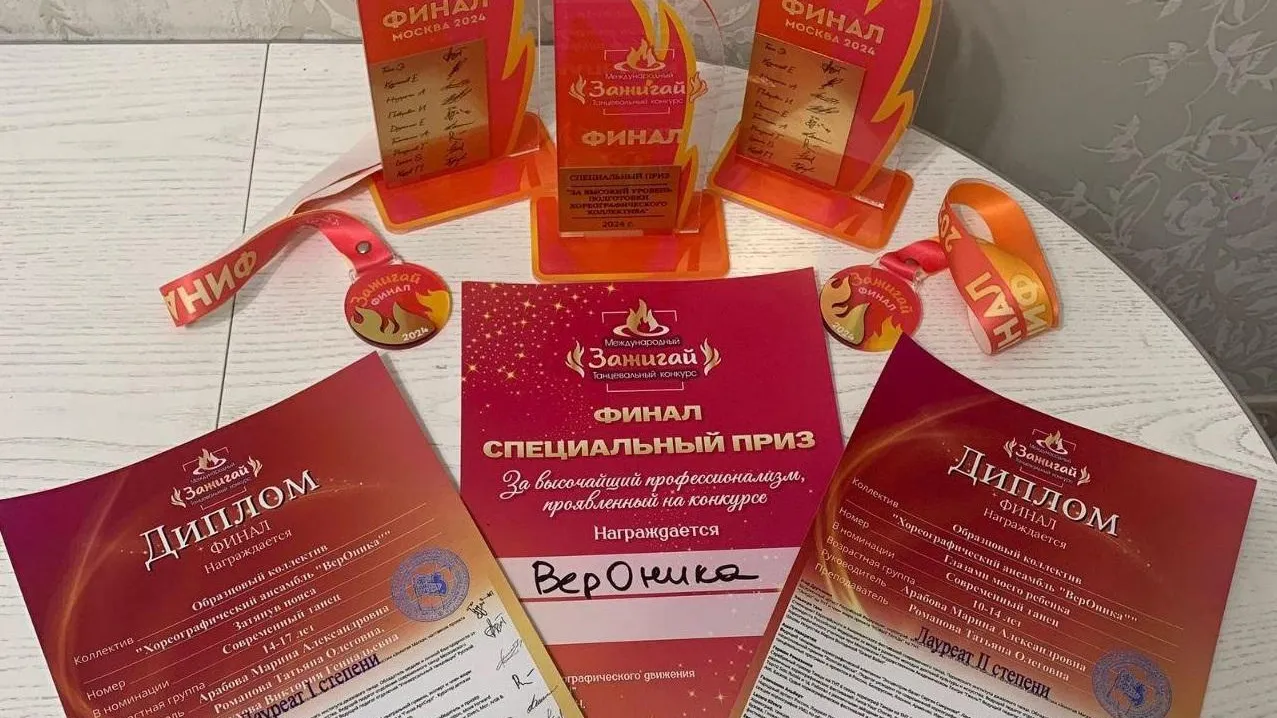 Студия «ВерОника» достойно представила Г.о. Серпухов на Международном конкурсе «Зажигай»