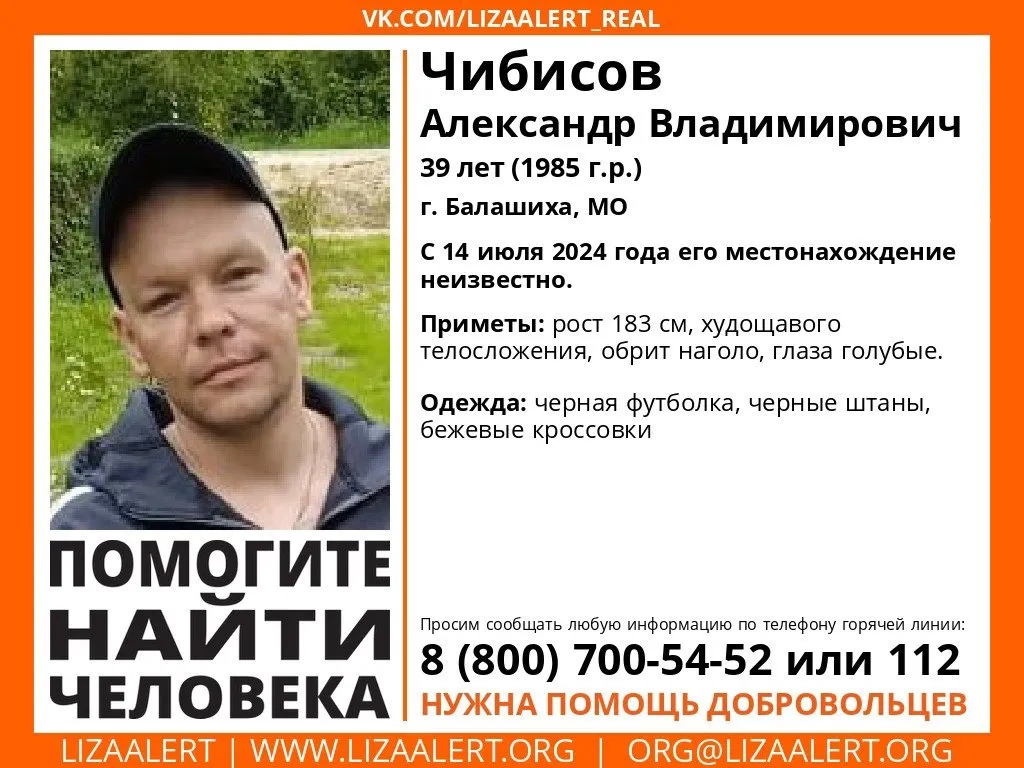 Фото: поисково-спасательный отряд «ЛизаАлерт»