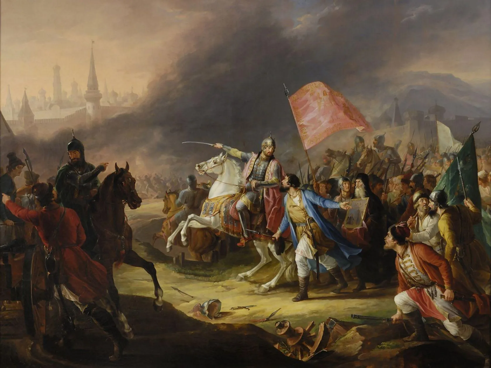 «Освобождение Москвы князем Пожарским и гражданином Мининым», Василий Демидов