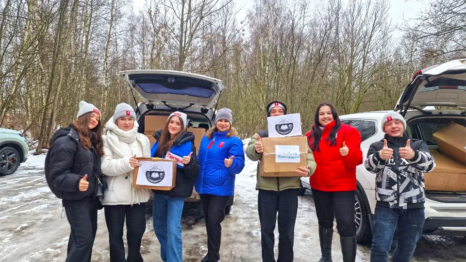 Активисты «Движения Первых» Лосино-Петровского. Фото: t.me/pervie50_lp