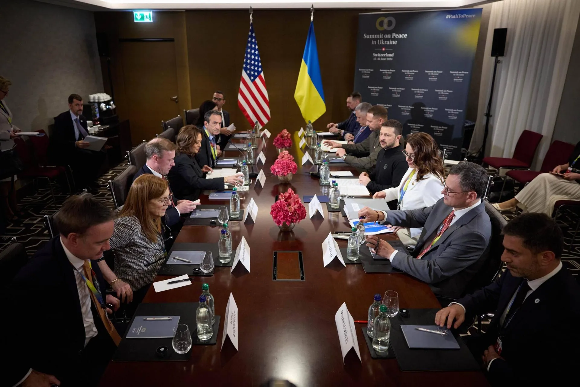 Встреча американской и украинской делегаций в Швейцарии