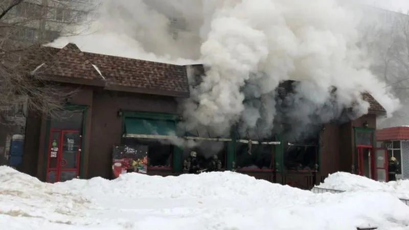 В одинцовском ресторане произошел пожар