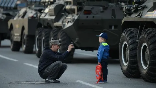 Военную технику можно увидеть на дороге «Северный обход Одинцова»