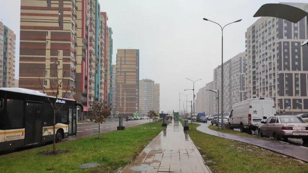 Ленинский заливает дождем. Фото: ТГ-канал «Пригород Лесное»