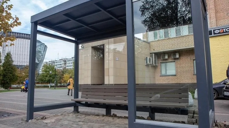 Автобусные остановки обновляют в Балашихе