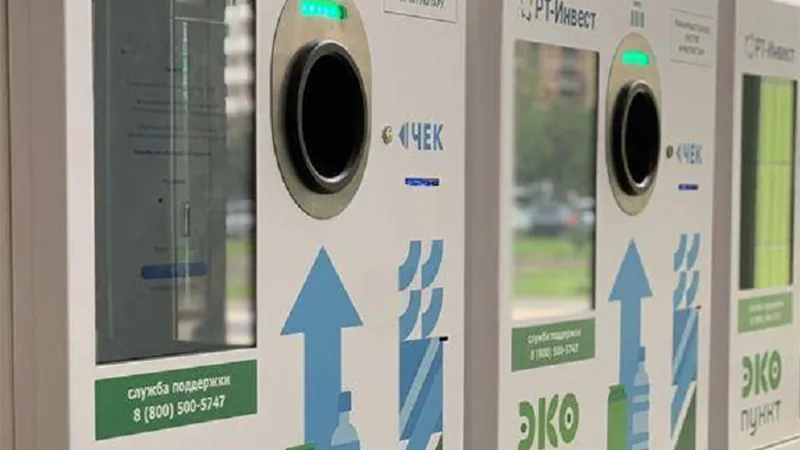 Экологические точки приема ненужной тары появились в Кашире