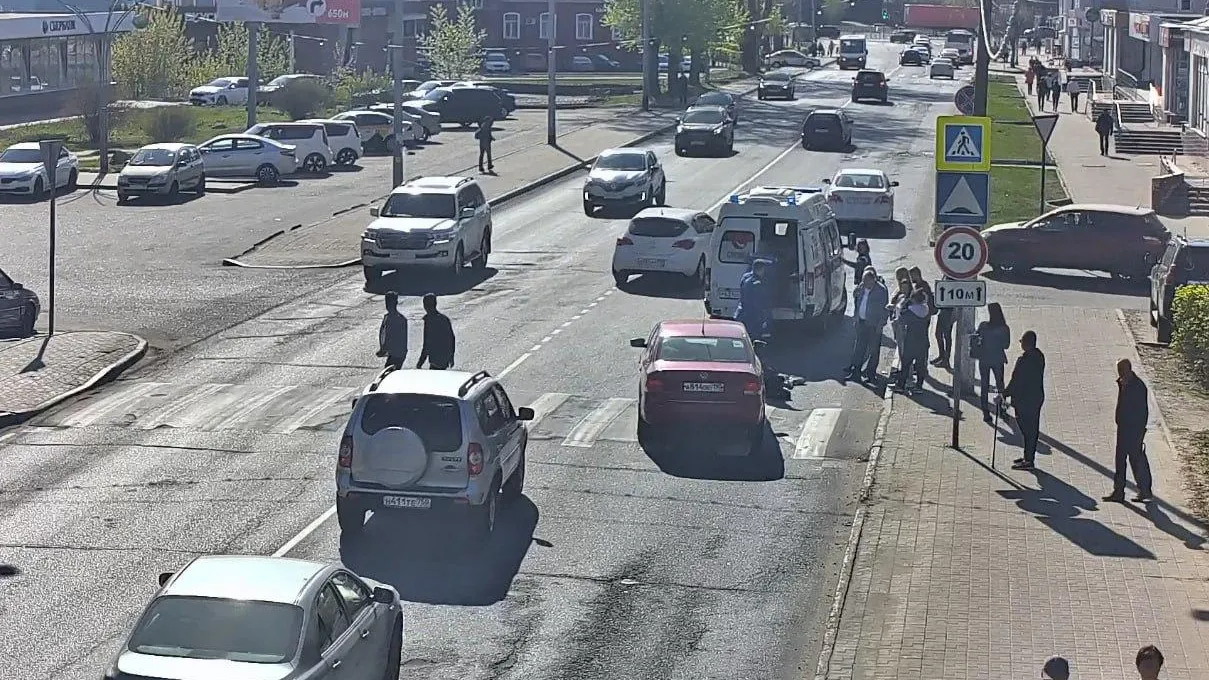 Водитель сбил женщину на пешеходном переходе в Орехово-Зуеве