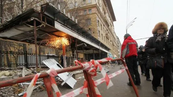 Снос незаконных торговых палаток завершили в Реутове