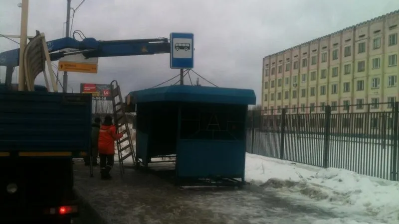 Две древних остановки заменили в Химках