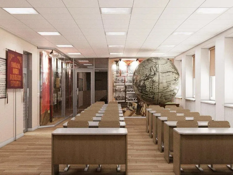 &nbsp;Корпус Гимназии имени Подольских курсантов в Климовске/Фото: проектное решение