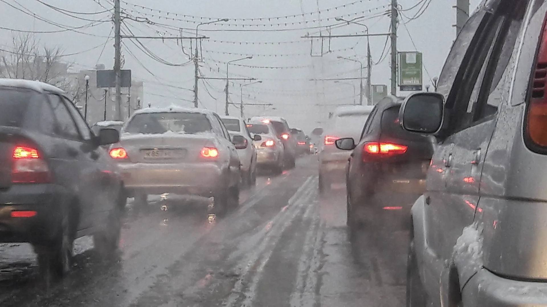 Снегопад в Москве и Подмосковье