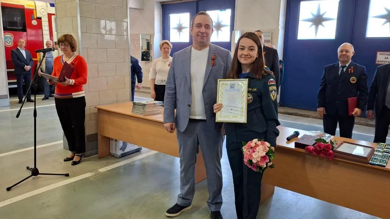 Церемония награждения лучших огнеборцев прошла в Подольске