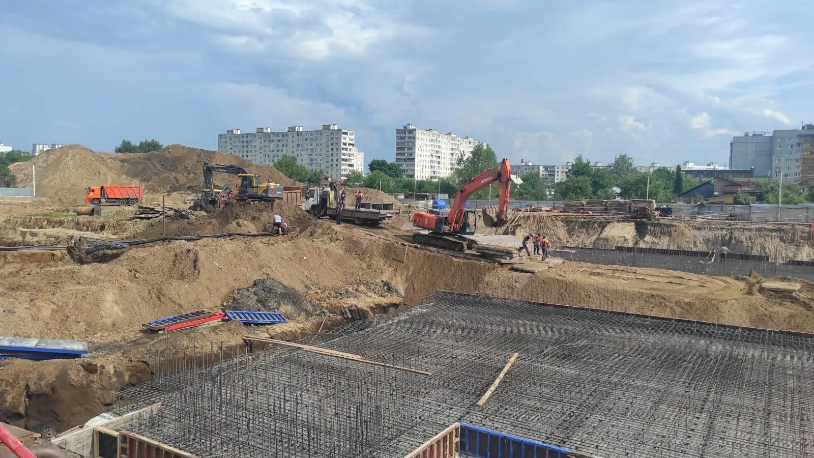 Строительство новой современной поликлиники для взрослых и детей продолжается в Ногинске