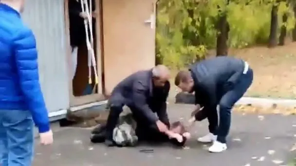 скриншот видео очевидца из соцсетей