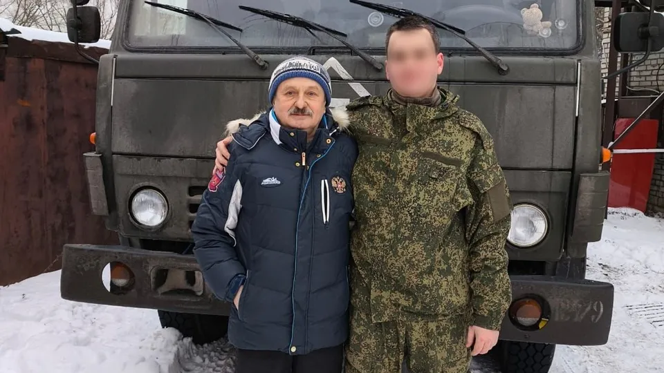 Отец и сын Сайгаковы. Фото: личный архив Валерия Сайгакова