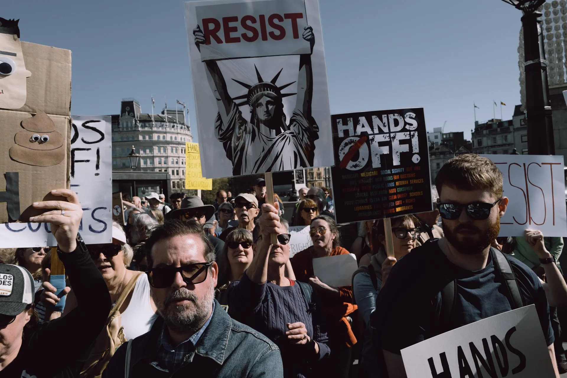 Акция против политики Дональда Трампа в Лондоне. IMAGO/www.imago-images.de