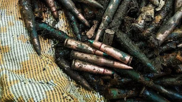 В Петербурге в мусорном баке нашли боеприпасы