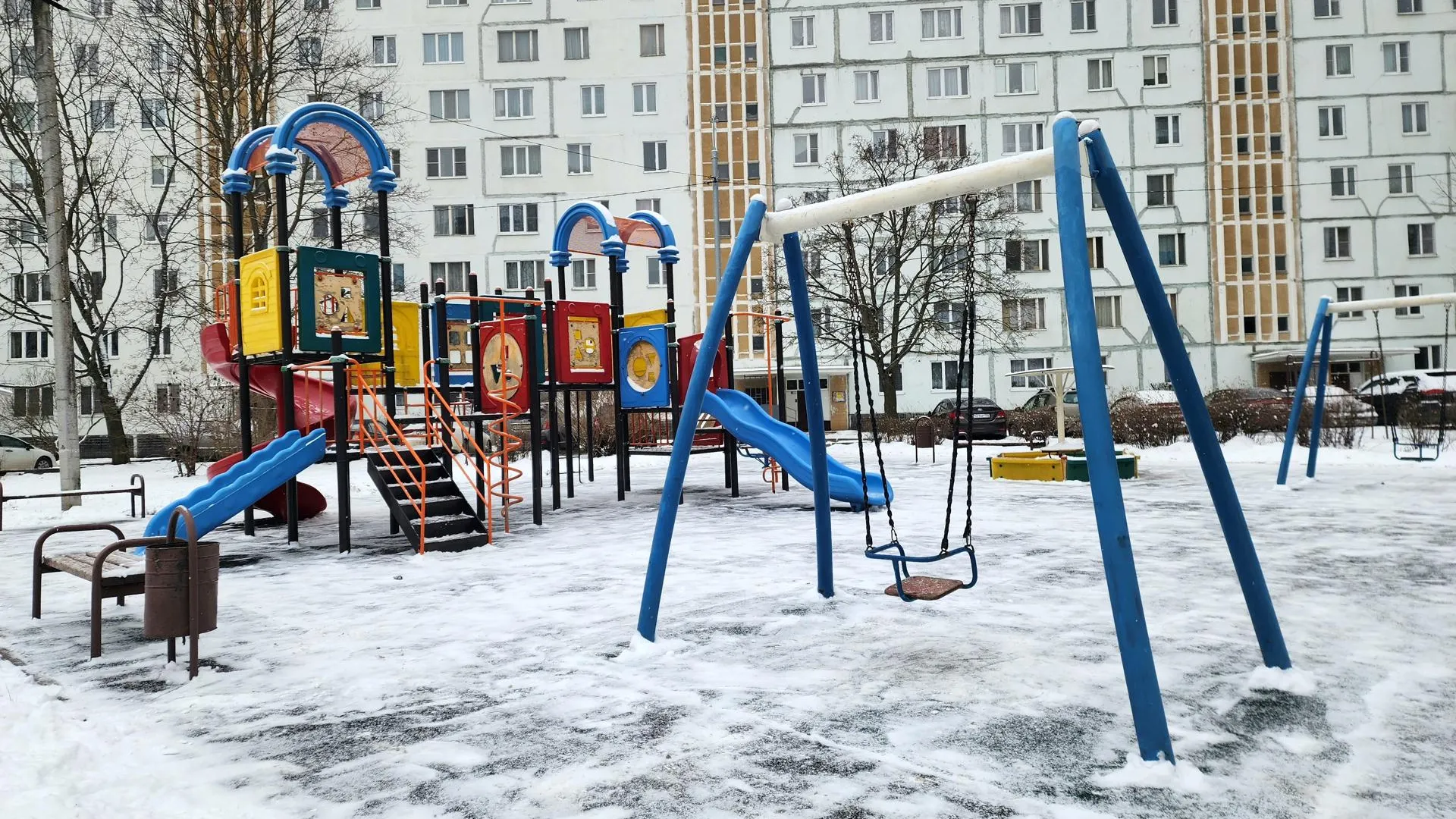 Состояние детской площадки на данный момент. Фото: Мария Панина