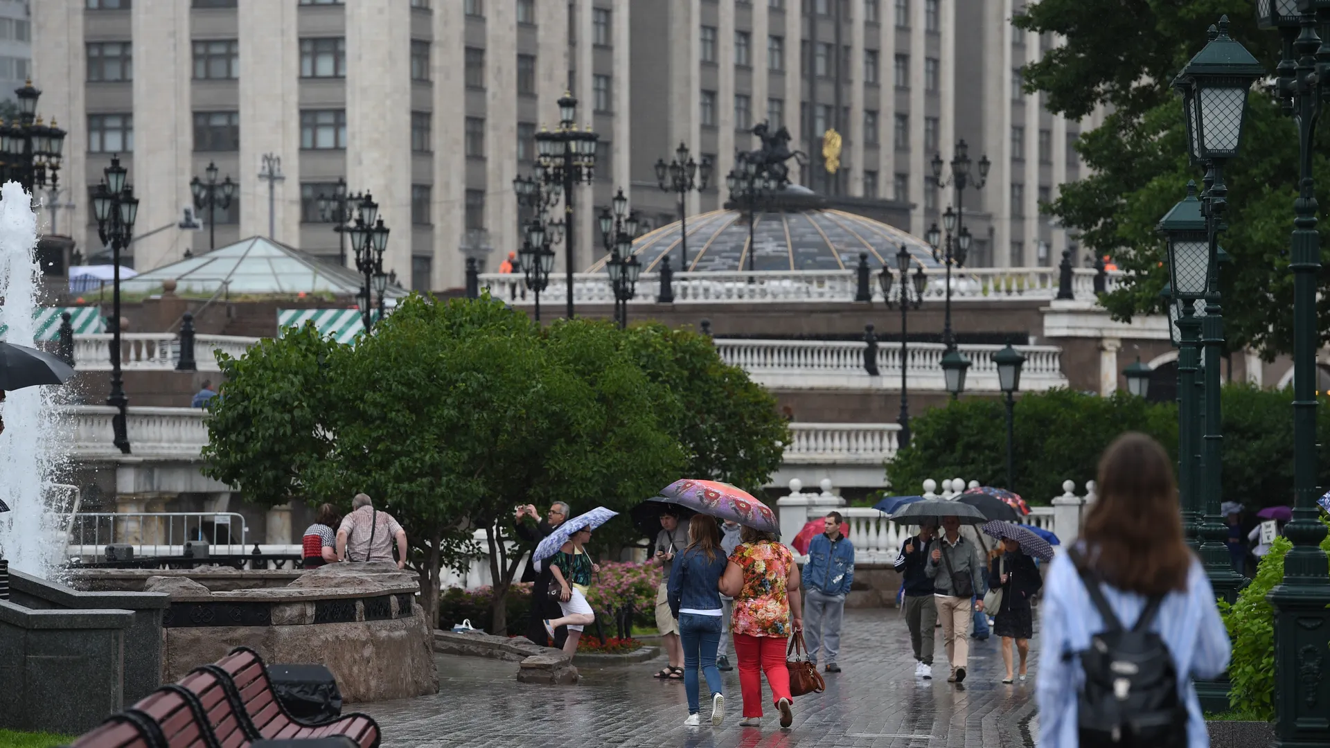 Дождь в Москве