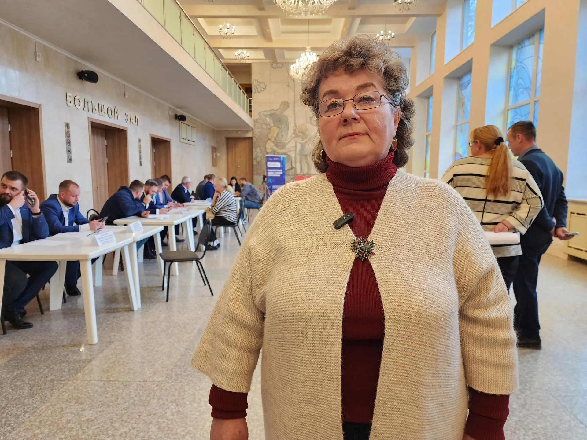 Староста деревни Минино Ирина Заренкова. Фото: МедиаБанк Подмосковья/Ирина Моисеева