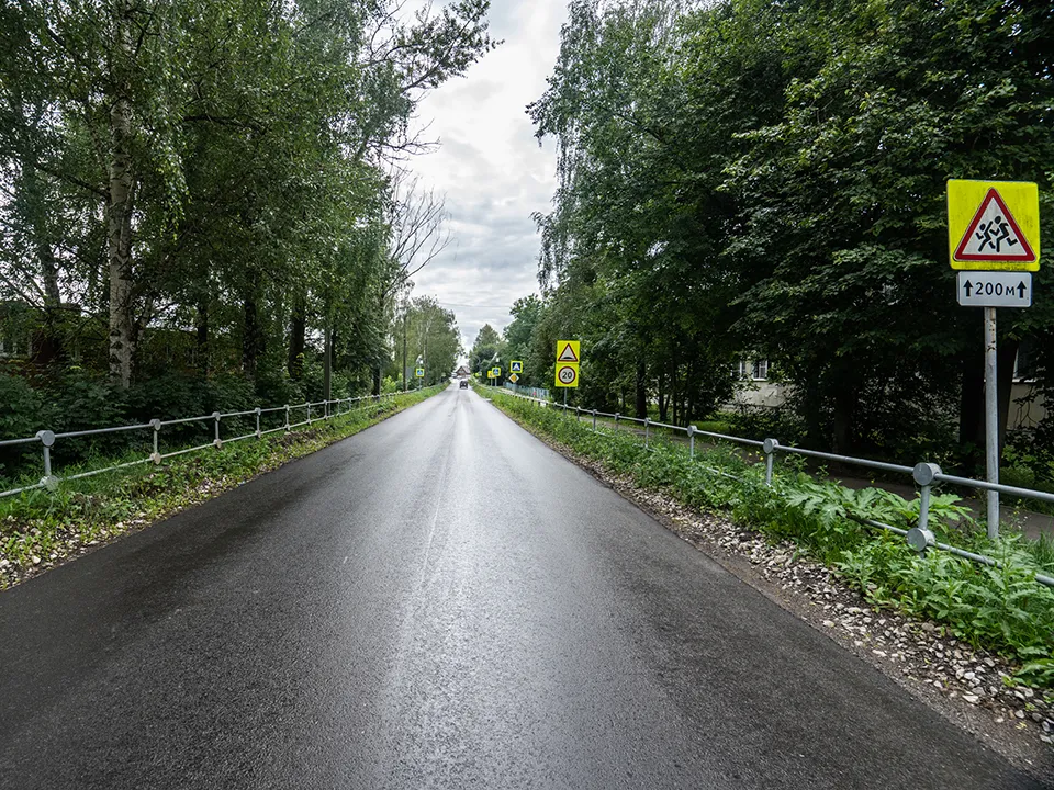 Участок Большое Грызлово - Семеновское в г.о. Серпухов. Фото: пресс-служба губернатора и правительства Московской области