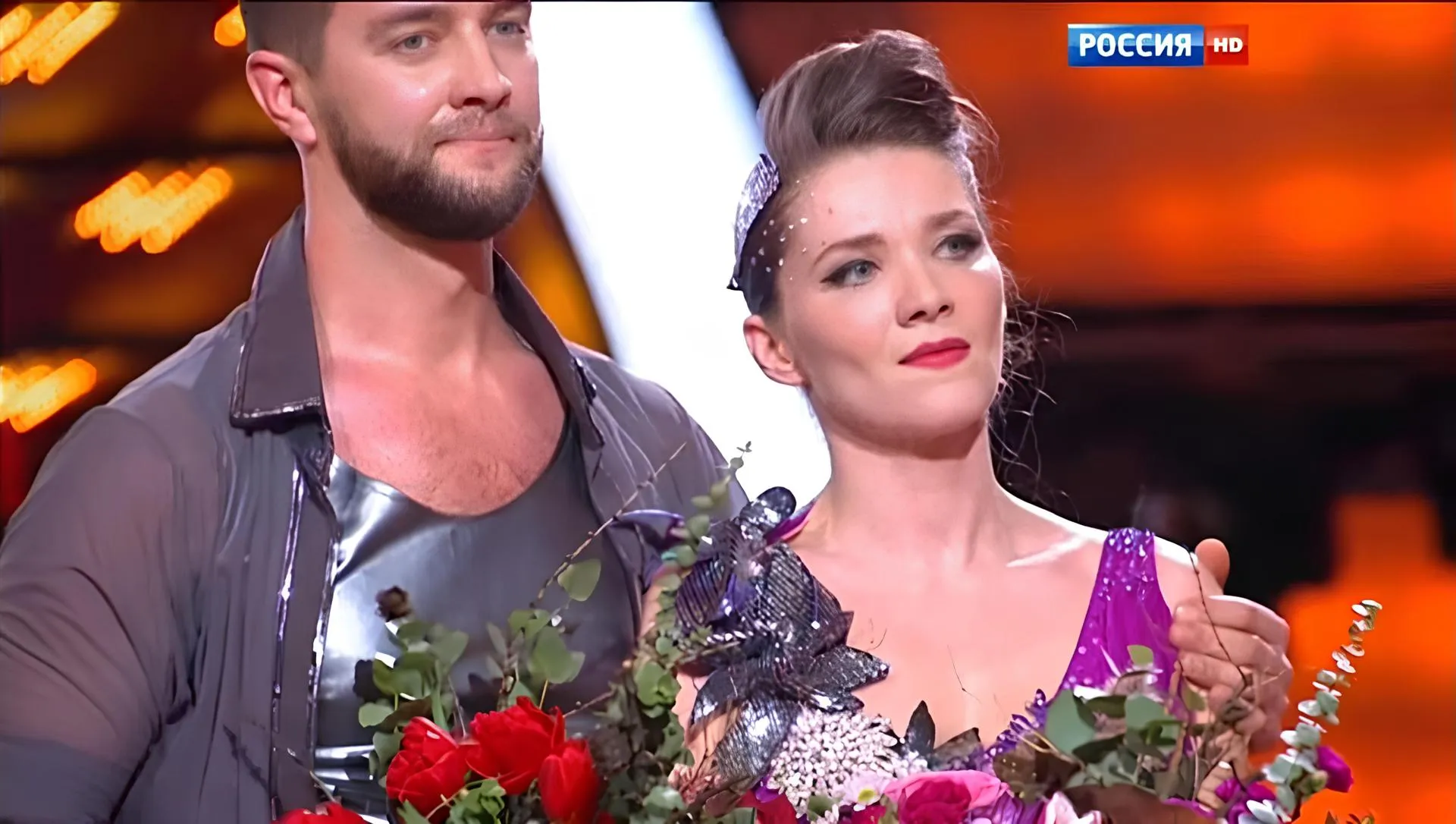 Кадр из шоу «Танцы со звездами» на телеканале «Россия»