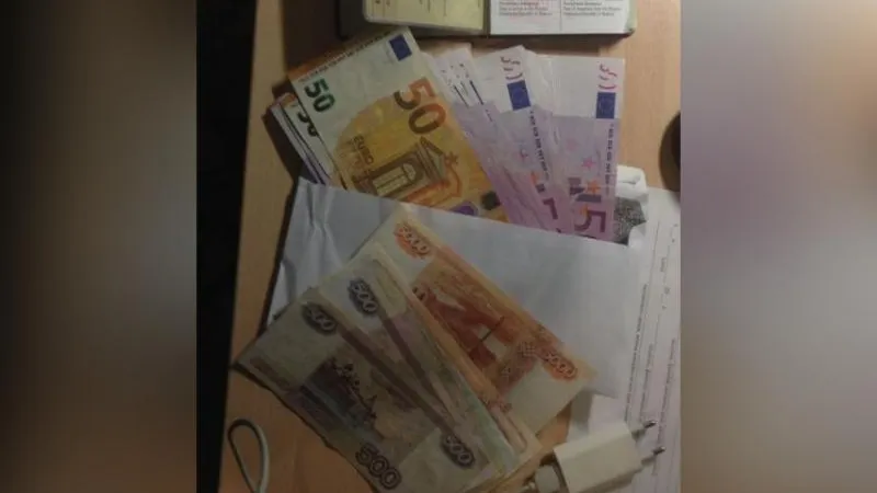 Валюту на 1,4 млн руб пытался незаконно провезти пассажир в аэропорту Шереметьево
