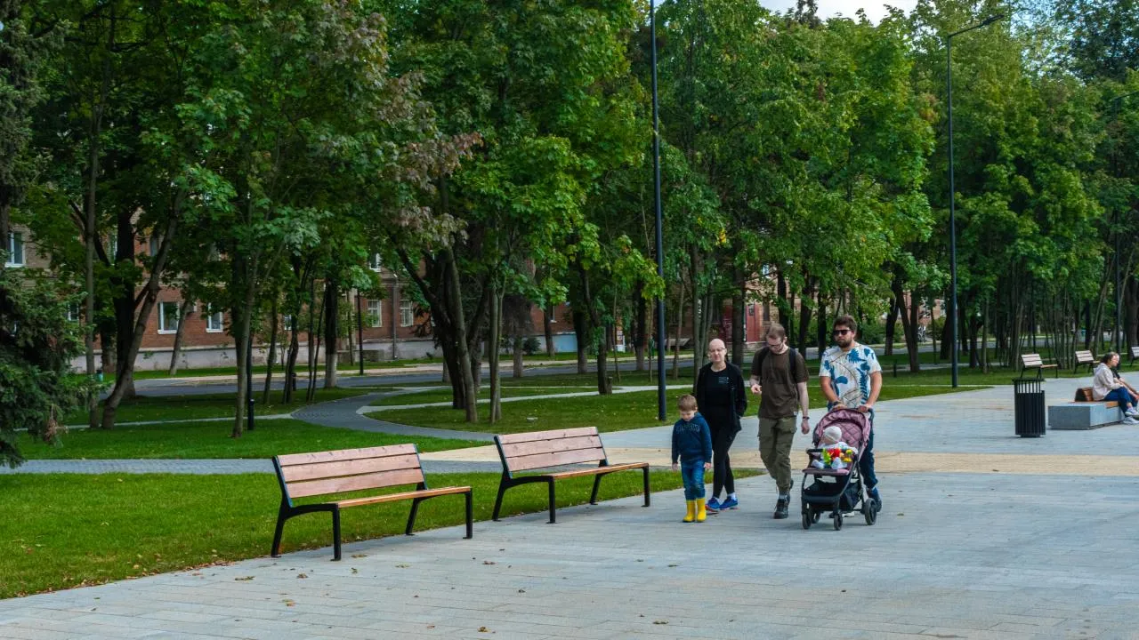 В Жуковском благоустроили бульвар Маяковского