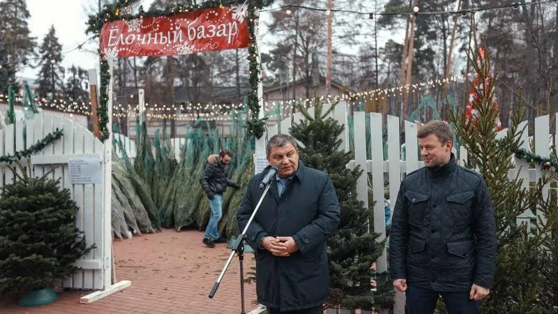 Первый елочный базар заработал в Московской области