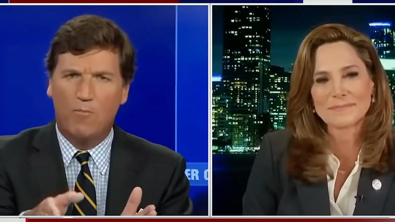 Такер Карлсон на ток-шоу Tucker Carlson Tonight