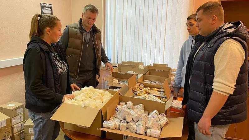 Предприниматели Люберец передали комплекты снаряжения для мобилизованных