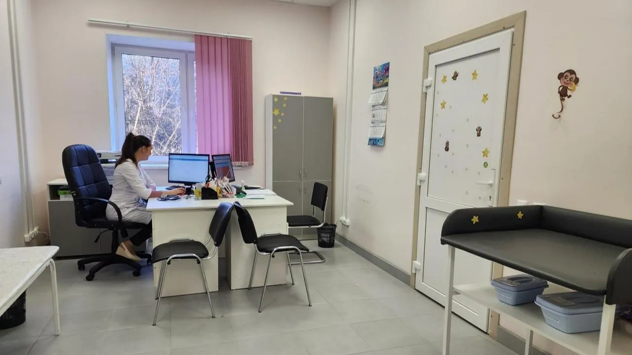Два педиатрических кабинета отремонтировали в поликлинике Подольской детской больницы