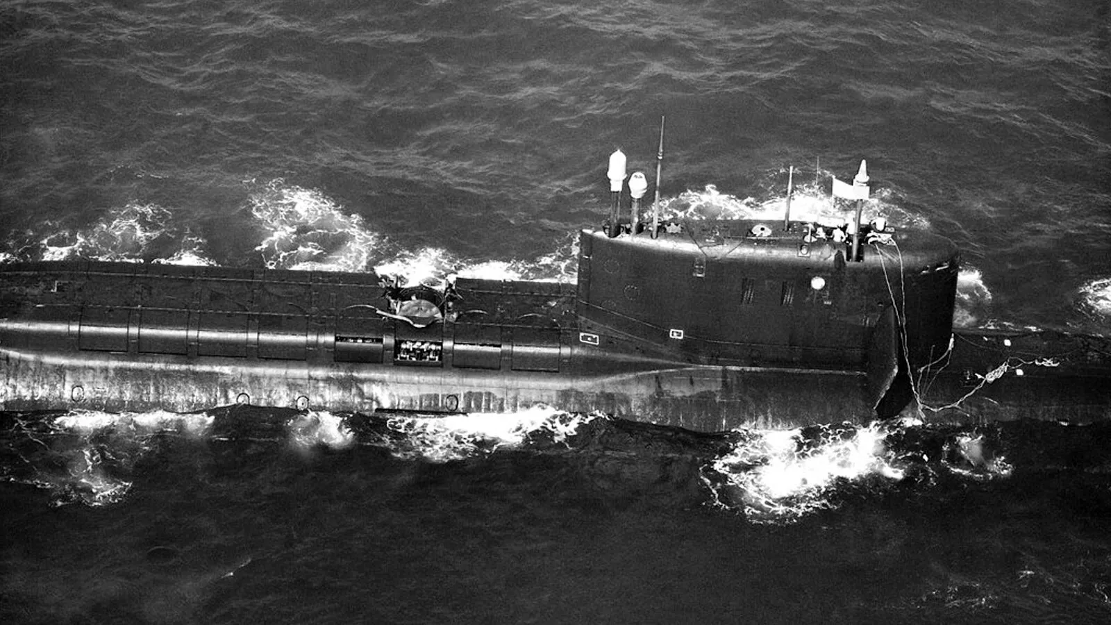 К-219 после взрыва