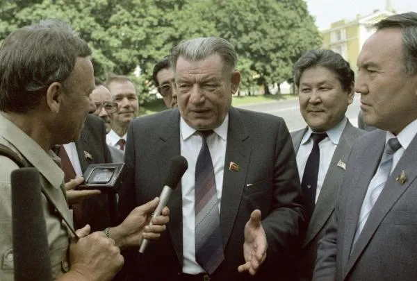 Геннадий Колбин (в центре), 1989 год