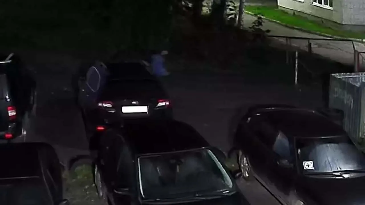В Петрозаводске неизвестный по ночам портит припаркованные авто