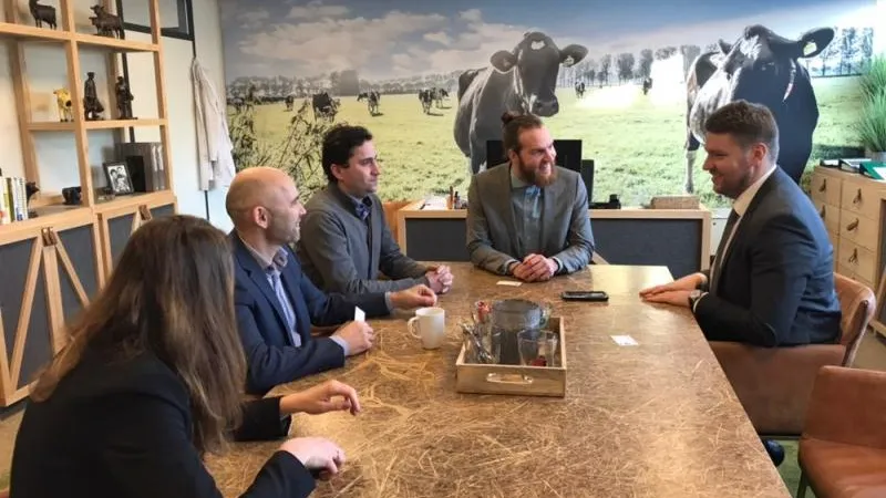 Использование инноваций в АПК обсудил Разин с бизнесменами Нидерландов