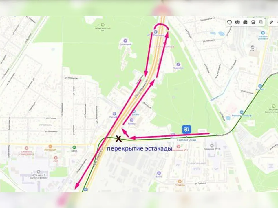 Схема: Министерство транспорта и дорожной инфраструктуры Московской области