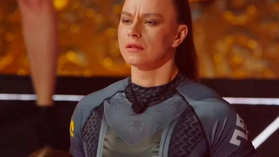 Кадр из видео телешоу «Богатырские игры»