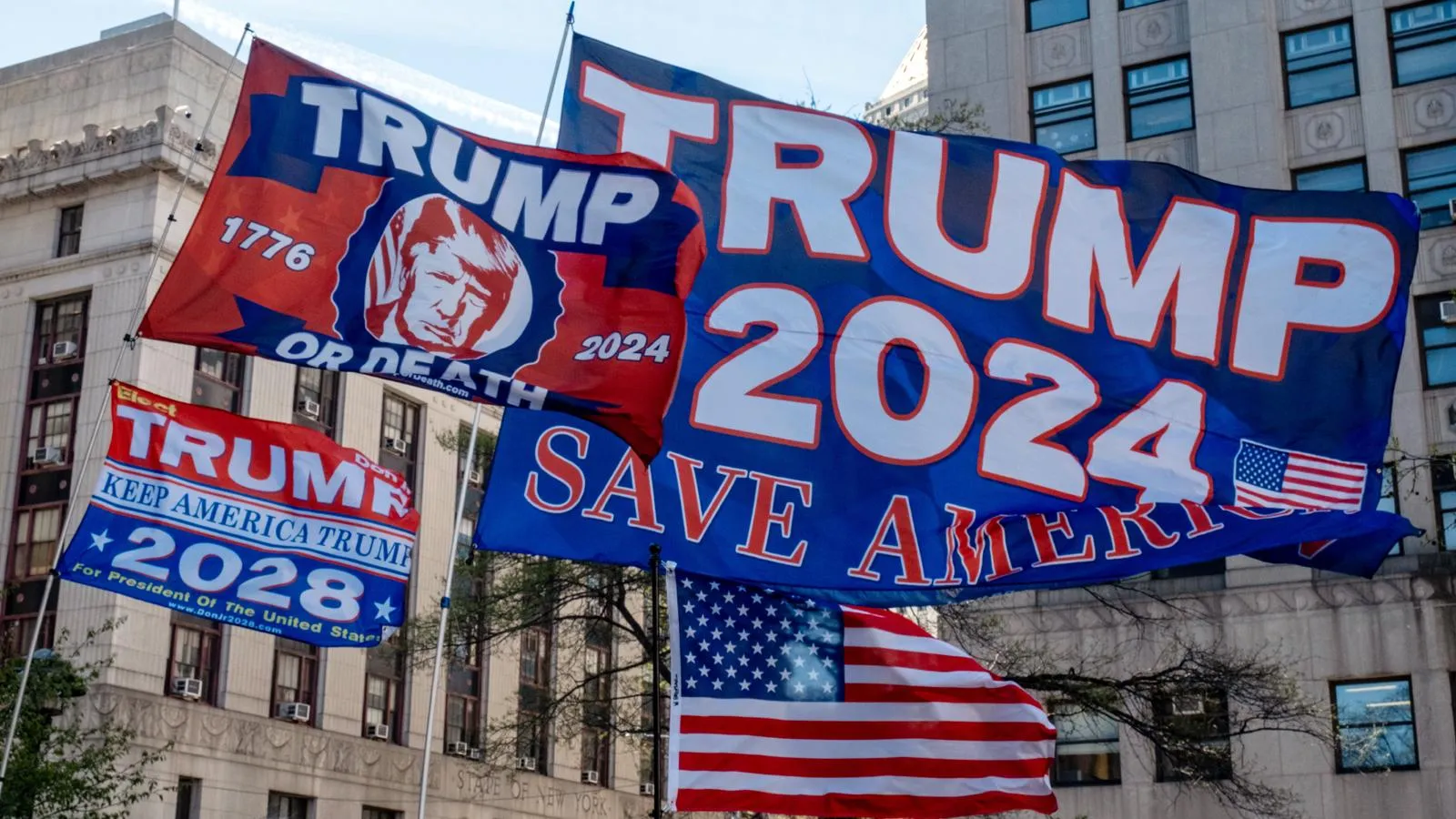 Митинг в поддержку Трампа, Нью-Йорк, апрель 2024 года. Syndi Pilar