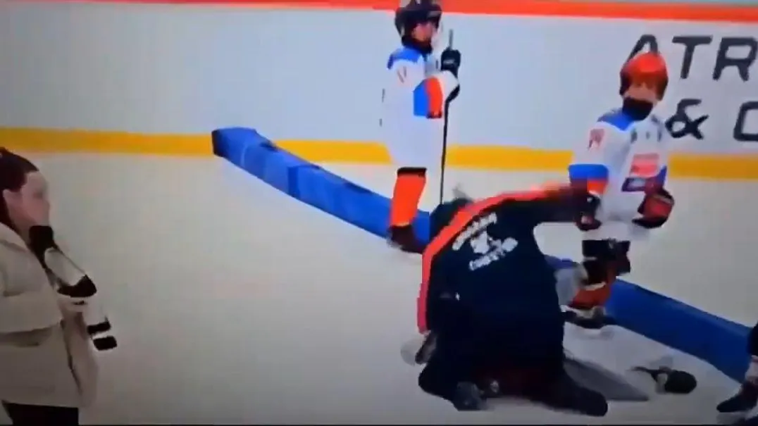 Тренеры молодежных хоккейных команд из Москвы и Подмосковья подрались во время хоккейного матча