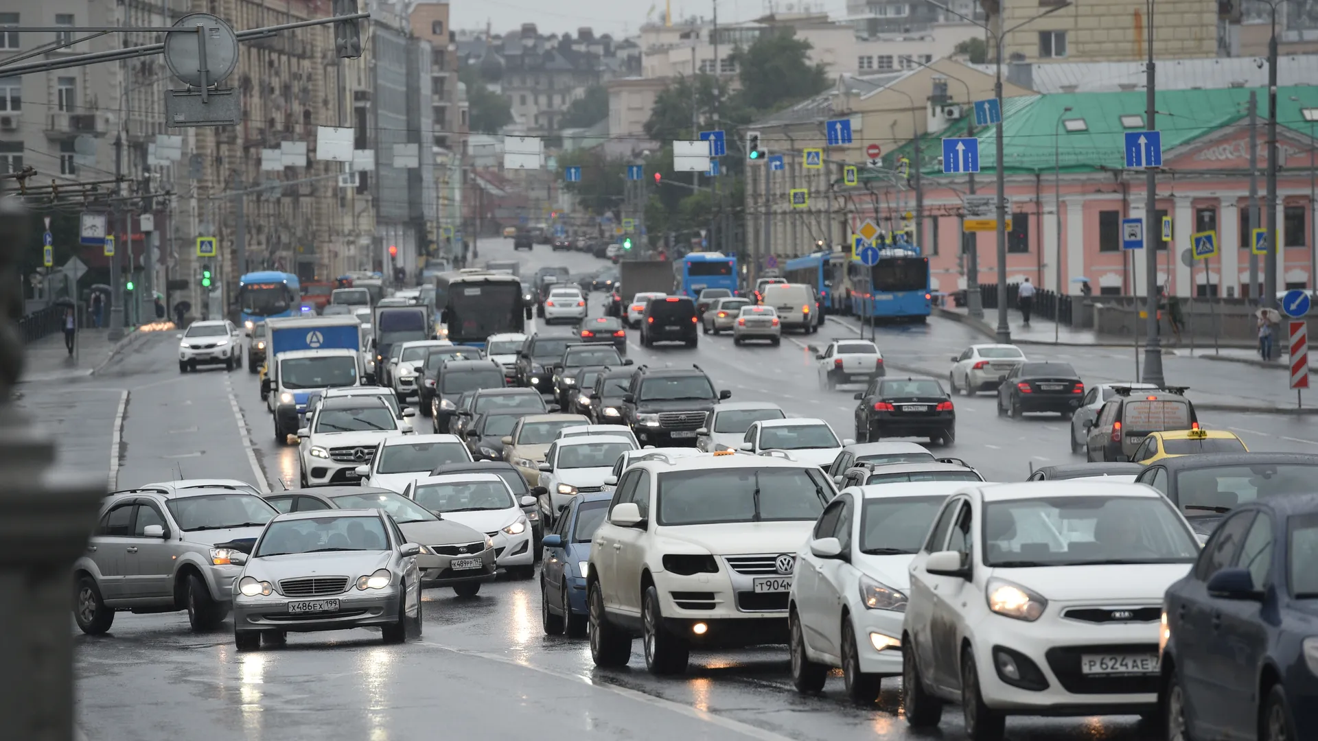 Пробки в Москве