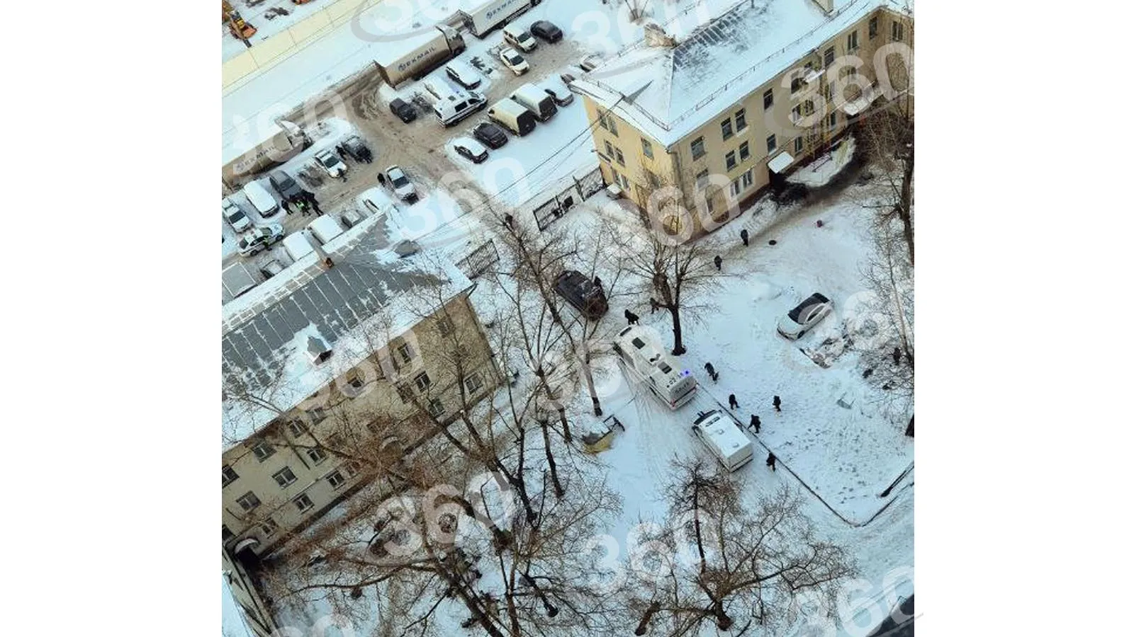 Двор рядом с хосстелом