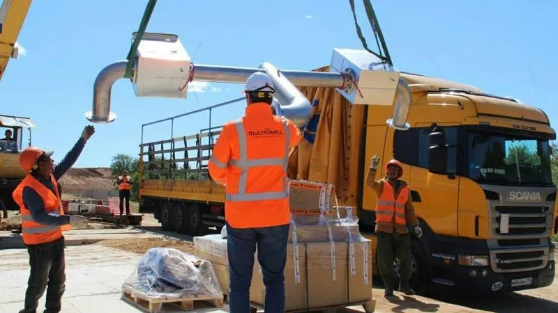 На полигон «Ядрово» доставлено оборудование для монтажа факельной установки