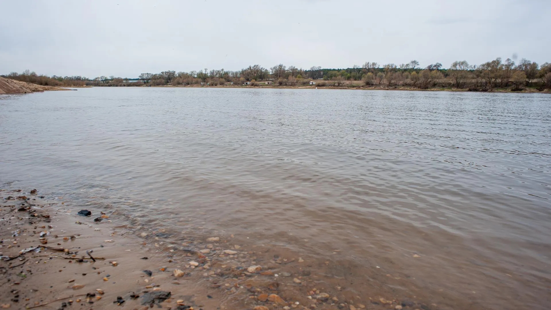 В Рязани уровень воды в реке Оке за сутки увеличился на 75 см