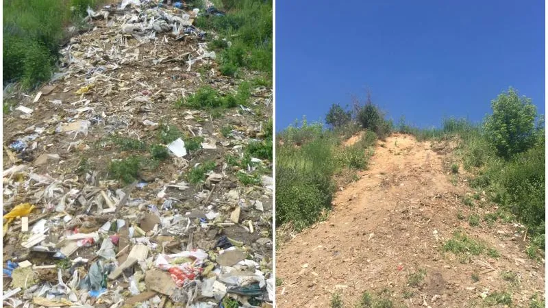 Свалку в 80 кубометров ликвидировали в Дмитрове 